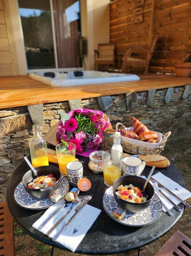 Magnifique petite villa avec jacuzzi l'attrape rêve Les Plantiers Esterno foto