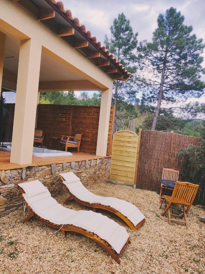 Magnifique petite villa avec jacuzzi l'attrape rêve Les Plantiers Esterno foto